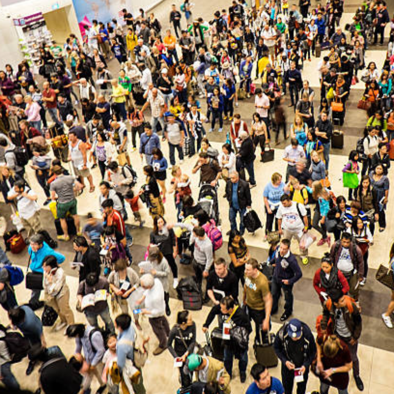 airport crowd airport crowd